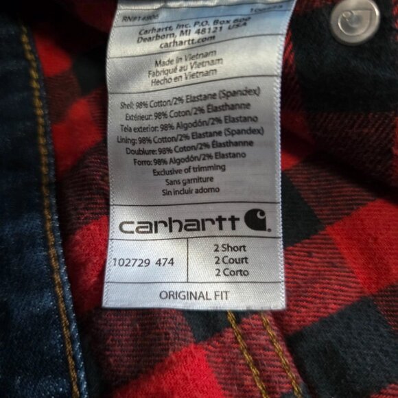 Carhartt flannel lined jeans - Picture 4 of 5